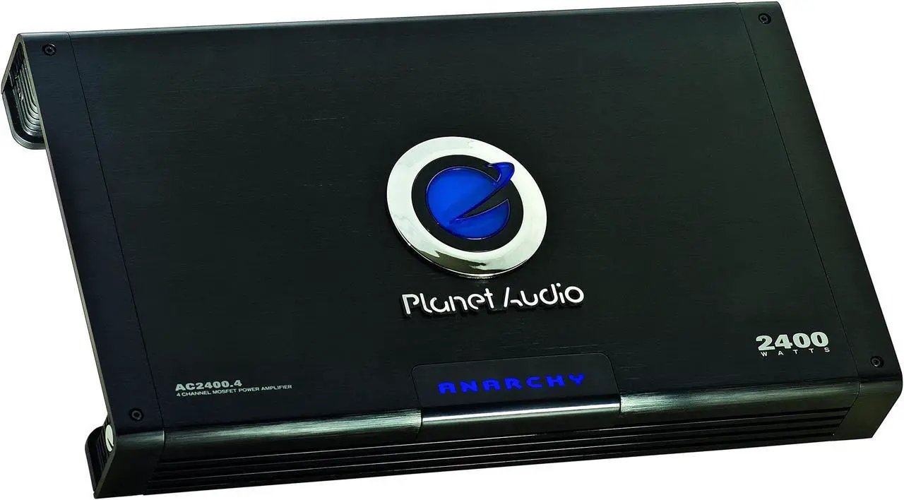 Alt view image 3 of 8 - Planet Audio AC2400.4 4 Channel Car Amplifier - 2400 Watts, Full Range, Class A/B, 2-4 Ohm Stable, Mosfet Power Supply, Bridgeable