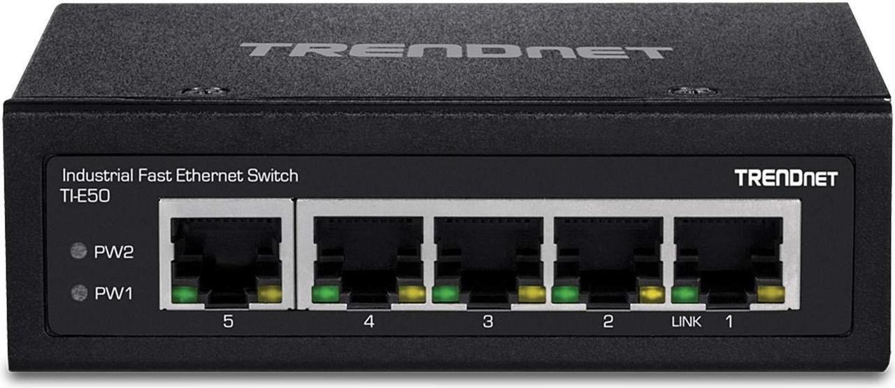 Alt view image 2 of 14 - TRENDnet TI-E50 Ethernet Switch