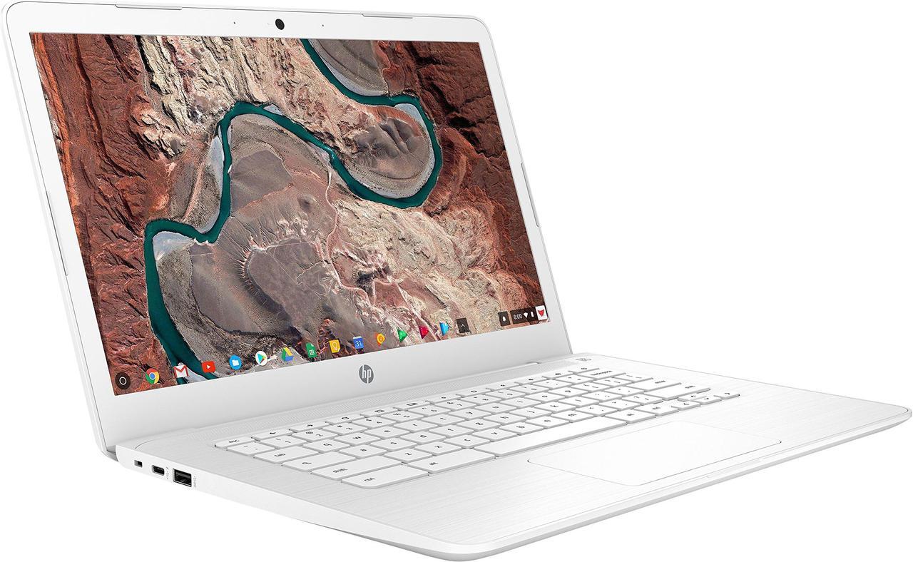 Alt view image 7 of 9 - HP Chromebook - 14-ca051wm- 14" Intel Celeron N3350@1.1GHz, 4GB RAM, 32GB eMMC, Chrome OS (Renewed)