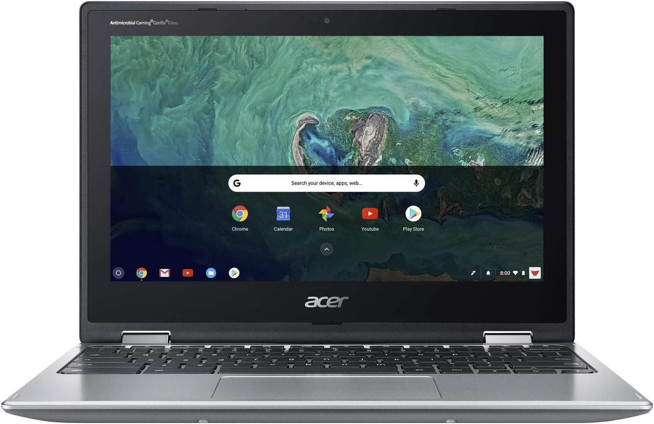 Alt view image 5 of 15 - Acer Chromebook Spin 11 CP311-1H-C5PN 11.6" Touchscreen LCD 2 in 1 Chromebook - Intel Celeron N3350 Dual-core (2 Core) 1.10 GHz - 4 GB LPDDR4 - 32 GB Flash Memory - Chrome OS - 1366 x 768 - In-pl