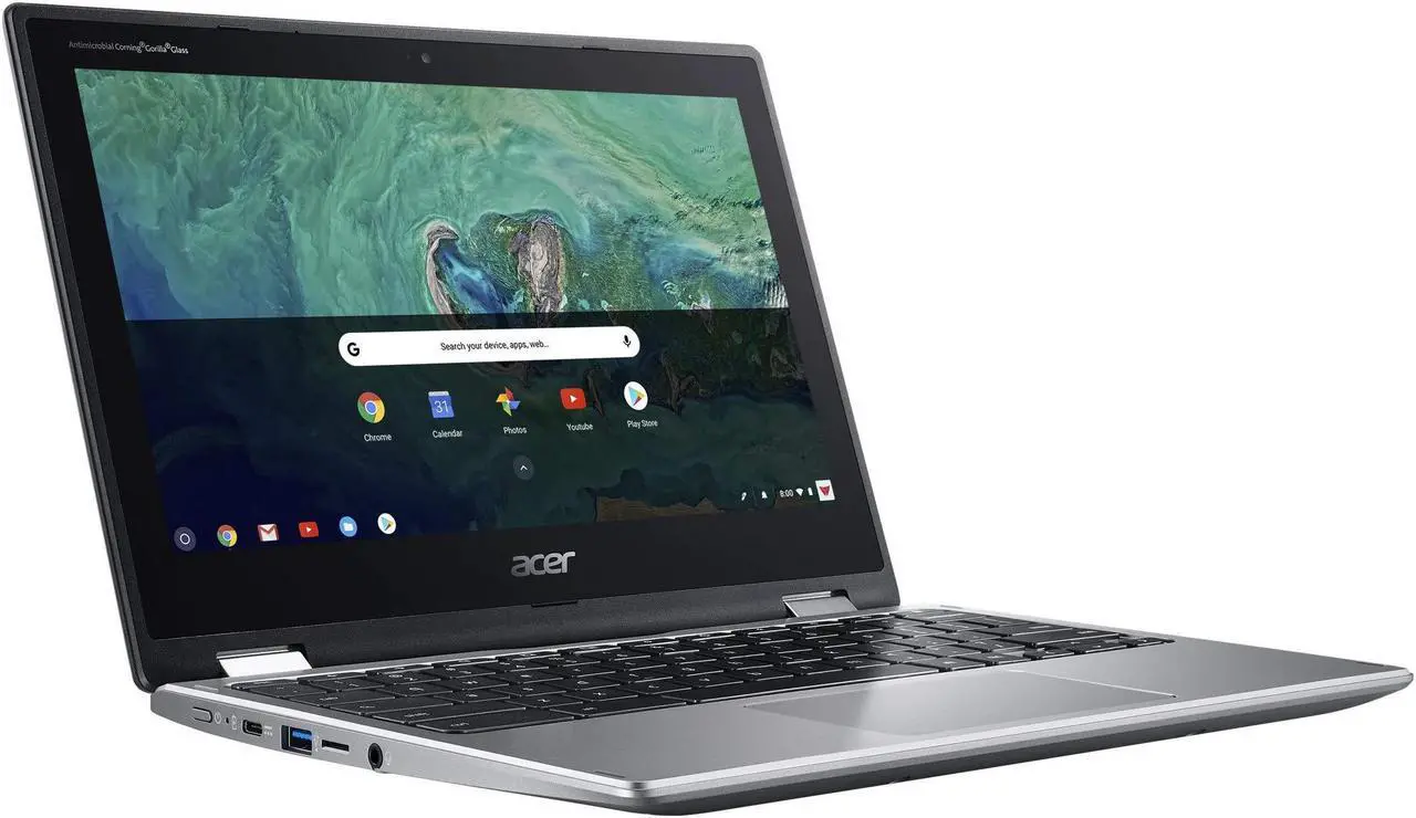 Alt view image 6 of 15 - Acer Chromebook Spin 11 CP311-1H-C5PN 11.6" Touchscreen LCD 2 in 1 Chromebook - Intel Celeron N3350 Dual-core (2 Core) 1.10 GHz - 4 GB LPDDR4 - 32 GB Flash Memory - Chrome OS - 1366 x 768 - In-pl