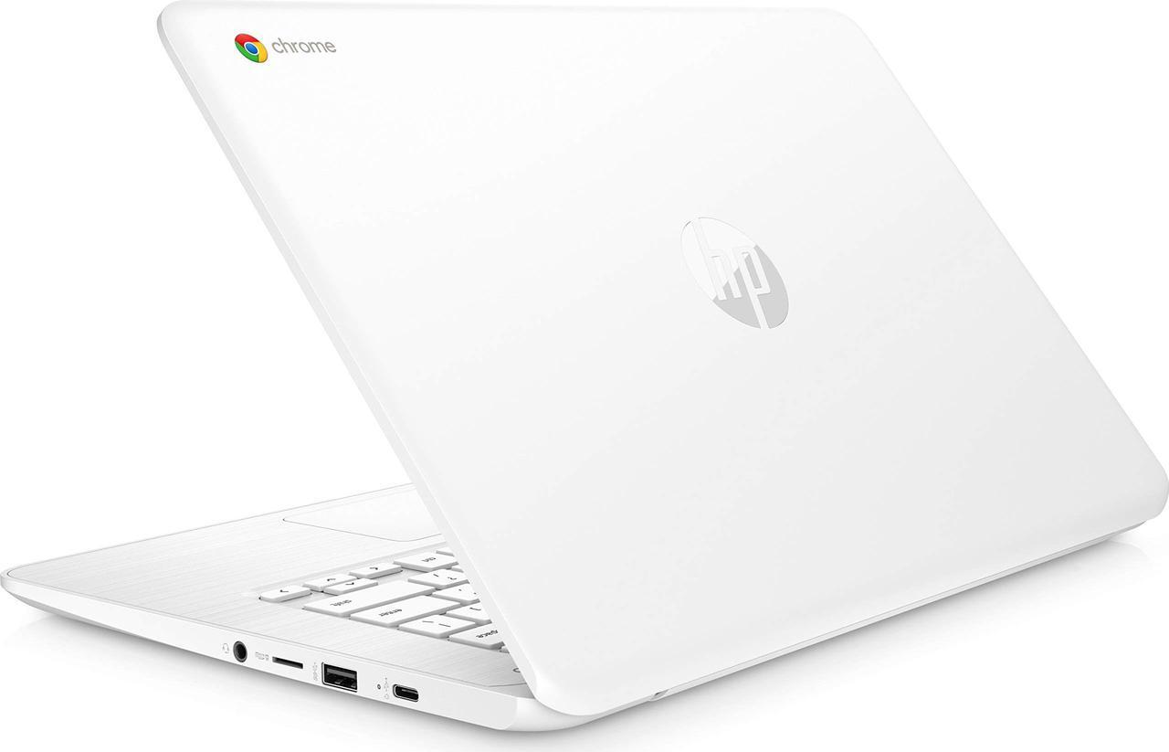 Alt view image 8 of 9 - HP Chromebook - 14-ca051wm- 14" Intel Celeron N3350@1.1GHz, 4GB RAM, 32GB eMMC, Chrome OS (Renewed)