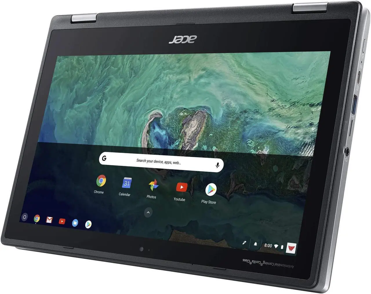 Alt view image 7 of 15 - Acer Chromebook Spin 11 CP311-1H-C5PN 11.6" Touchscreen LCD 2 in 1 Chromebook - Intel Celeron N3350 Dual-core (2 Core) 1.10 GHz - 4 GB LPDDR4 - 32 GB Flash Memory - Chrome OS - 1366 x 768 - In-pl