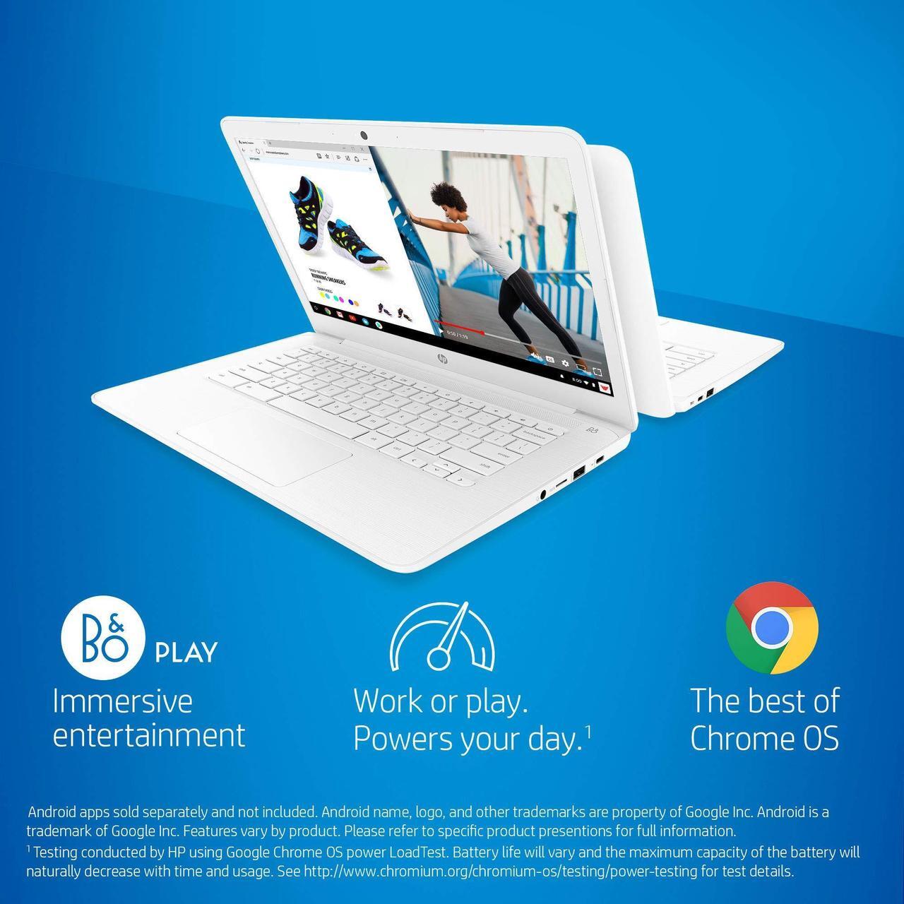 Alt view image 11 of 18 - HP Chromebook AMD A4-9120 4GB Memory 32 GB eMMC SSD 14.0" Non-Touch Screen Chrome OS 14-db0030nr