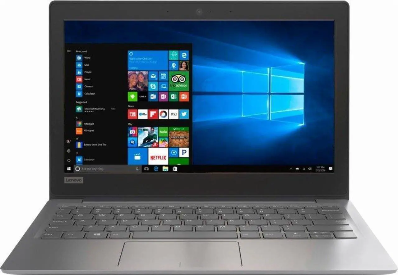 Main image of Lenovo IdeaPad 11.6" Laptop Intel Celeron 2GB Ram 32GB Flash (Mineral Gray)