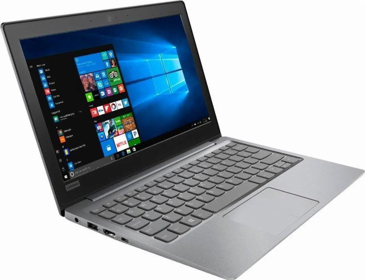Alt view image 2 of 7 - Lenovo IdeaPad 11.6" Laptop Intel Celeron 2GB Ram 32GB Flash (Mineral Gray)