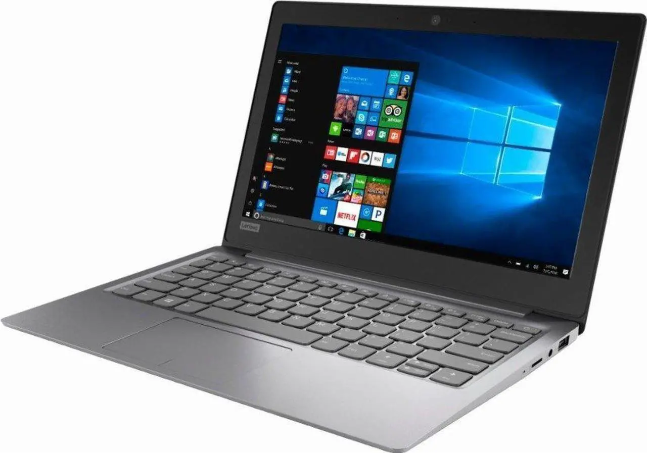 Alt view image 3 of 7 - Lenovo IdeaPad 11.6" Laptop Intel Celeron 2GB Ram 32GB Flash (Mineral Gray)