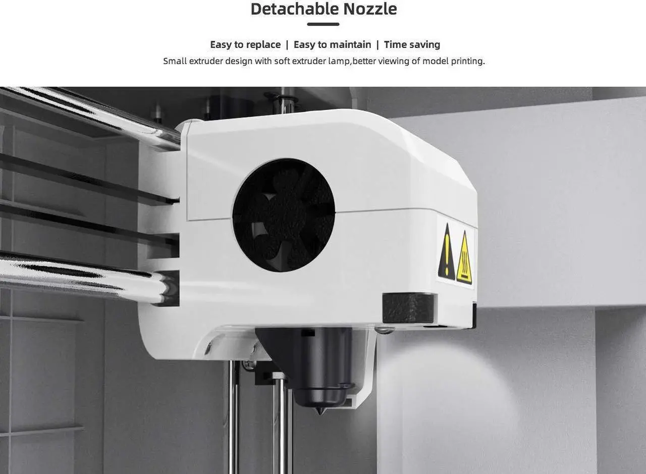 Alt view image 4 of 14 - Flashforge 3D Printer Adventurer 3 Auto Leveling Quick Removable Nozzle High Precision