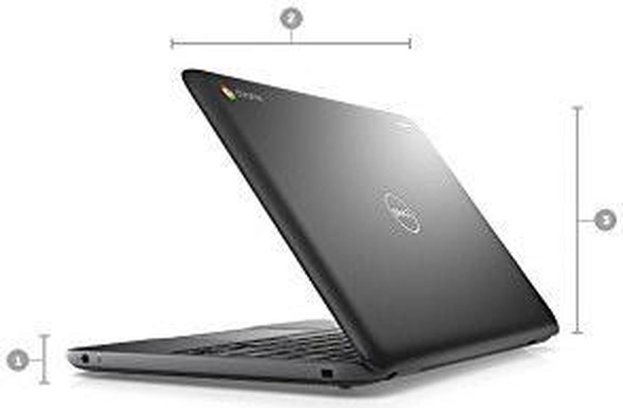 Alt view image 10 of 12 - DELL Chromebook 11 3189 Chromebook Intel Celeron N3060 4GB Memory 16 GB SSD 11.6" Touch Screen Chrome OS 2NN30