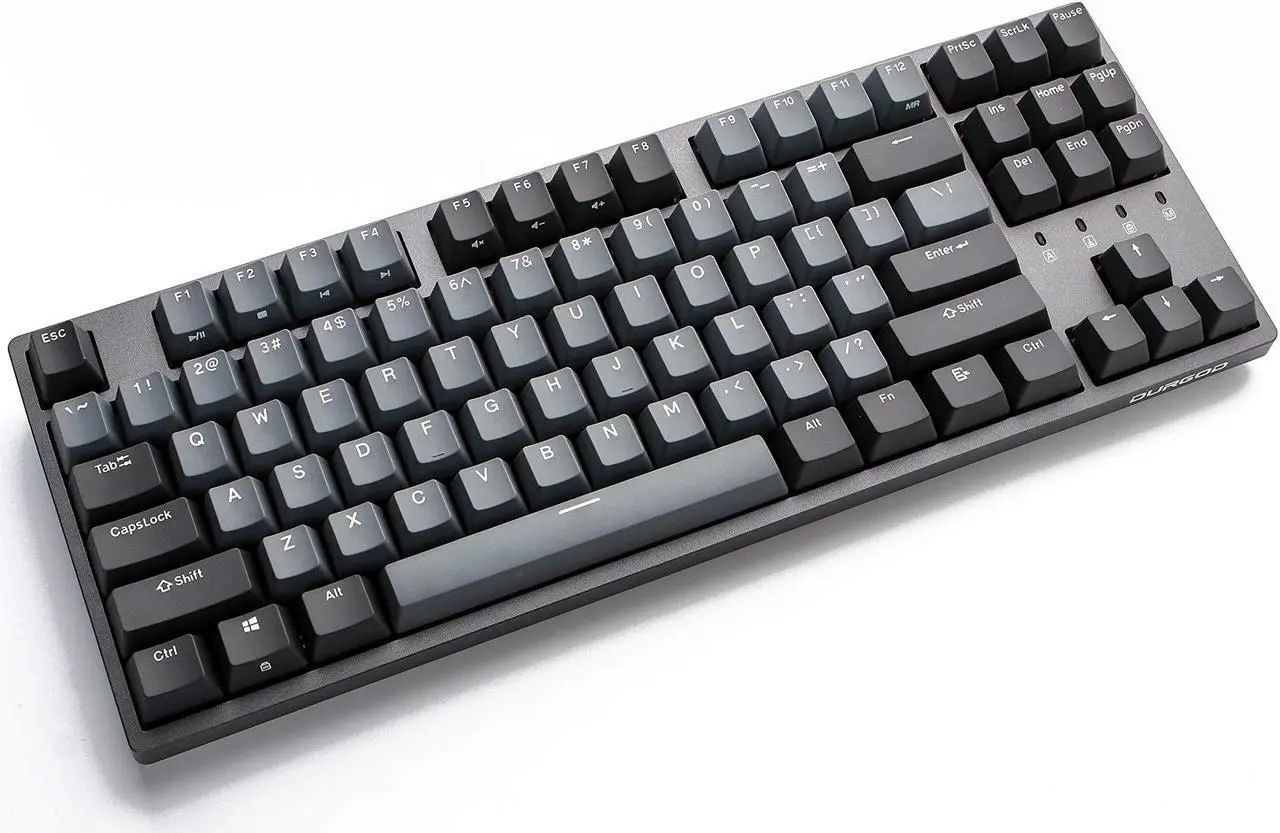 Main image of Durgod Taurus K320 TKL Mechanical Gaming Keyboard - 87 Keys - Double Shot PBT - NKRO - USB Type C (Cherry Brown, Space Grey)