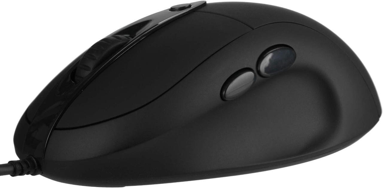 Alt view image 2 of 6 - Nixeus Revel FIT Ergonomic Gaming Mouse PMW 3360, Rubberized Black - PC, Mac