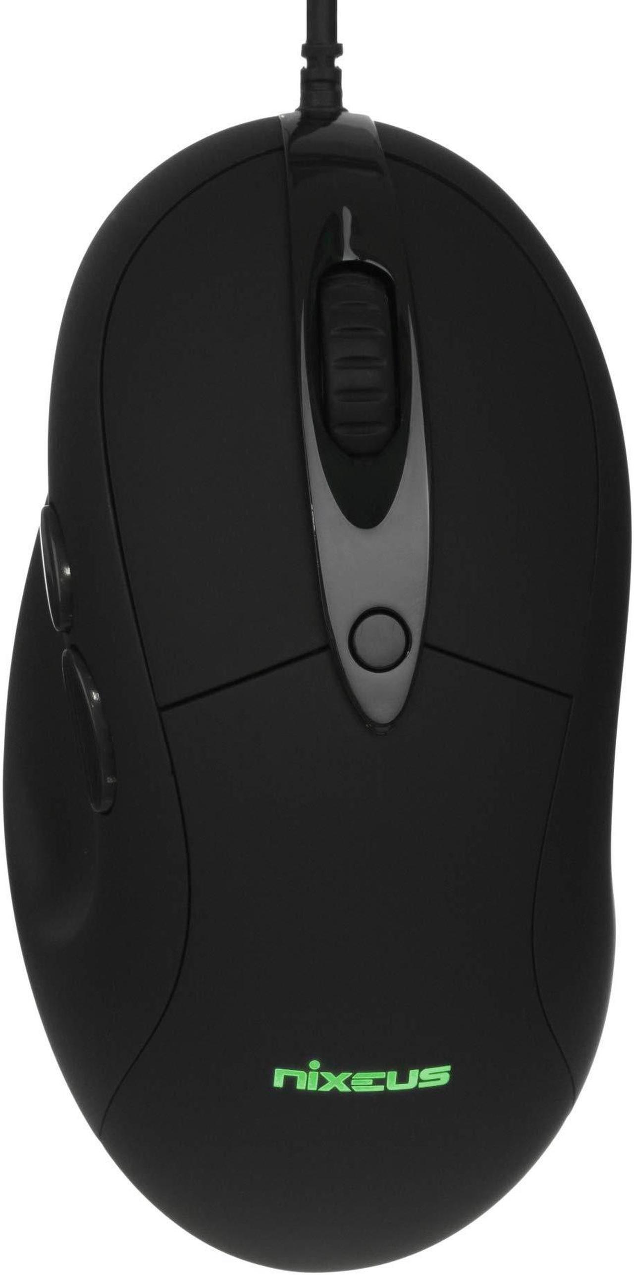 Alt view image 4 of 6 - Nixeus Revel FIT Ergonomic Gaming Mouse PMW 3360, Rubberized Black - PC, Mac