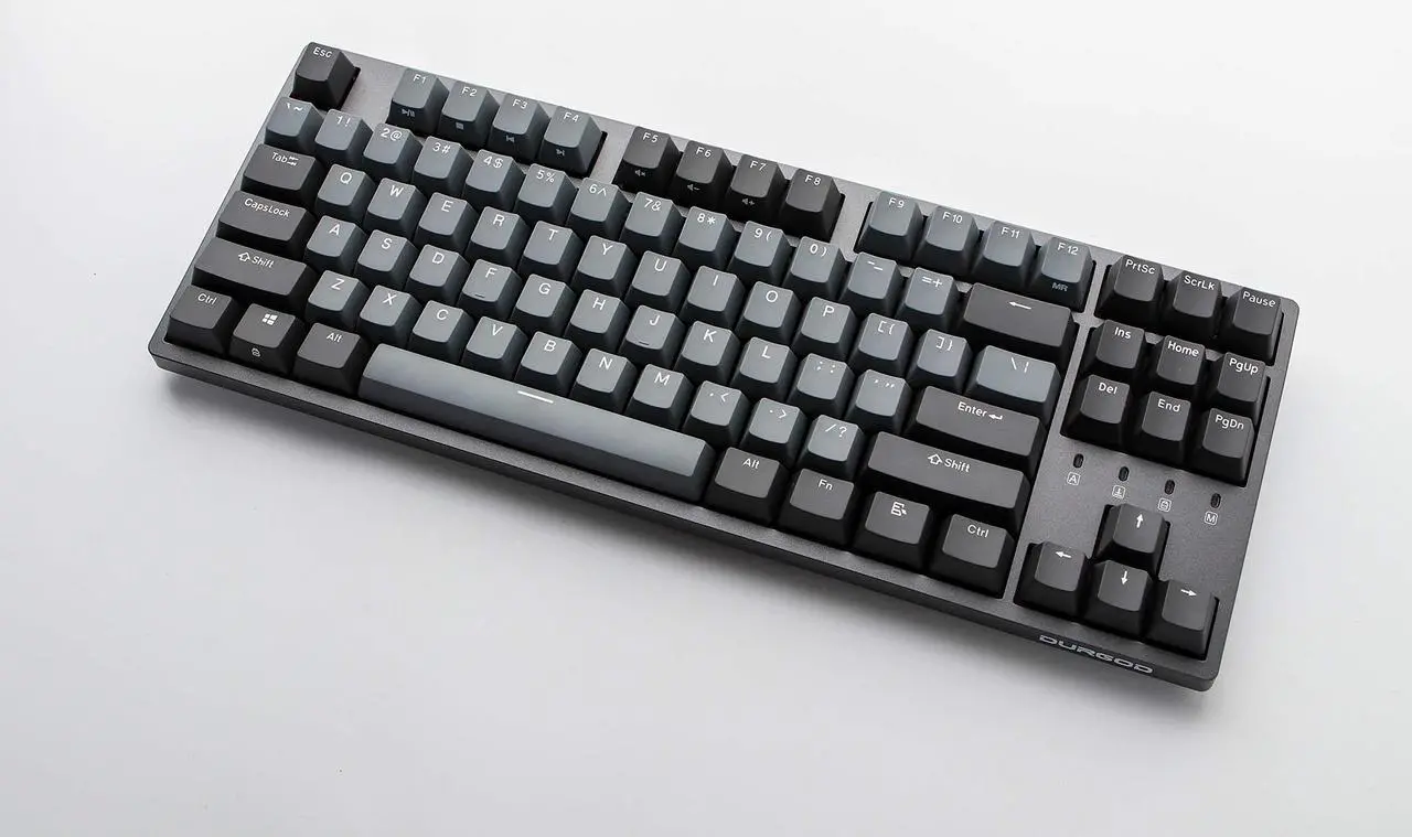 Alt view image 2 of 20 - Durgod Taurus K320 TKL Mechanical Gaming Keyboard - 87 Keys - Double Shot PBT - NKRO - USB Type C (Cherry Brown, Space Grey)