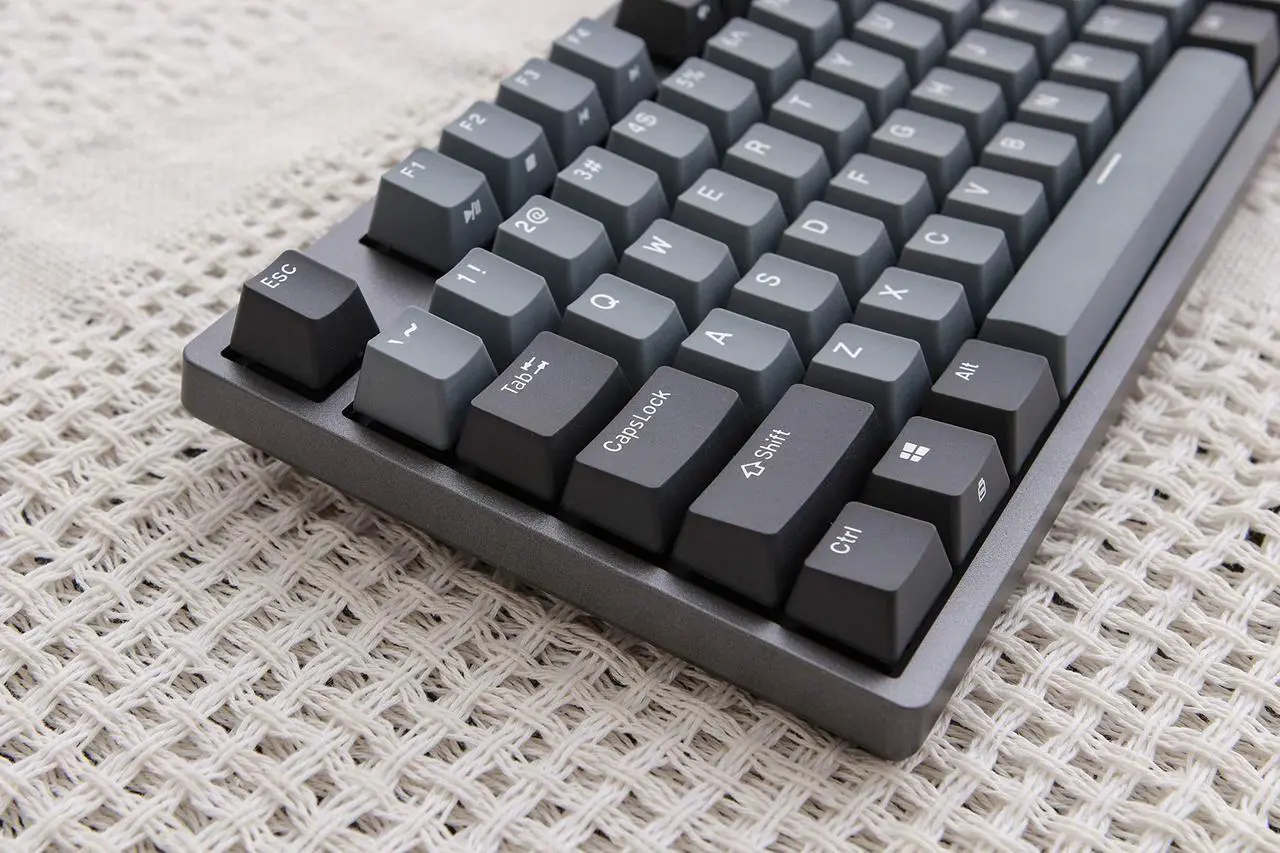 Alt view image 7 of 20 - Durgod Taurus K320 TKL Mechanical Gaming Keyboard - 87 Keys - Double Shot PBT - NKRO - USB Type C (Cherry Brown, Space Grey)