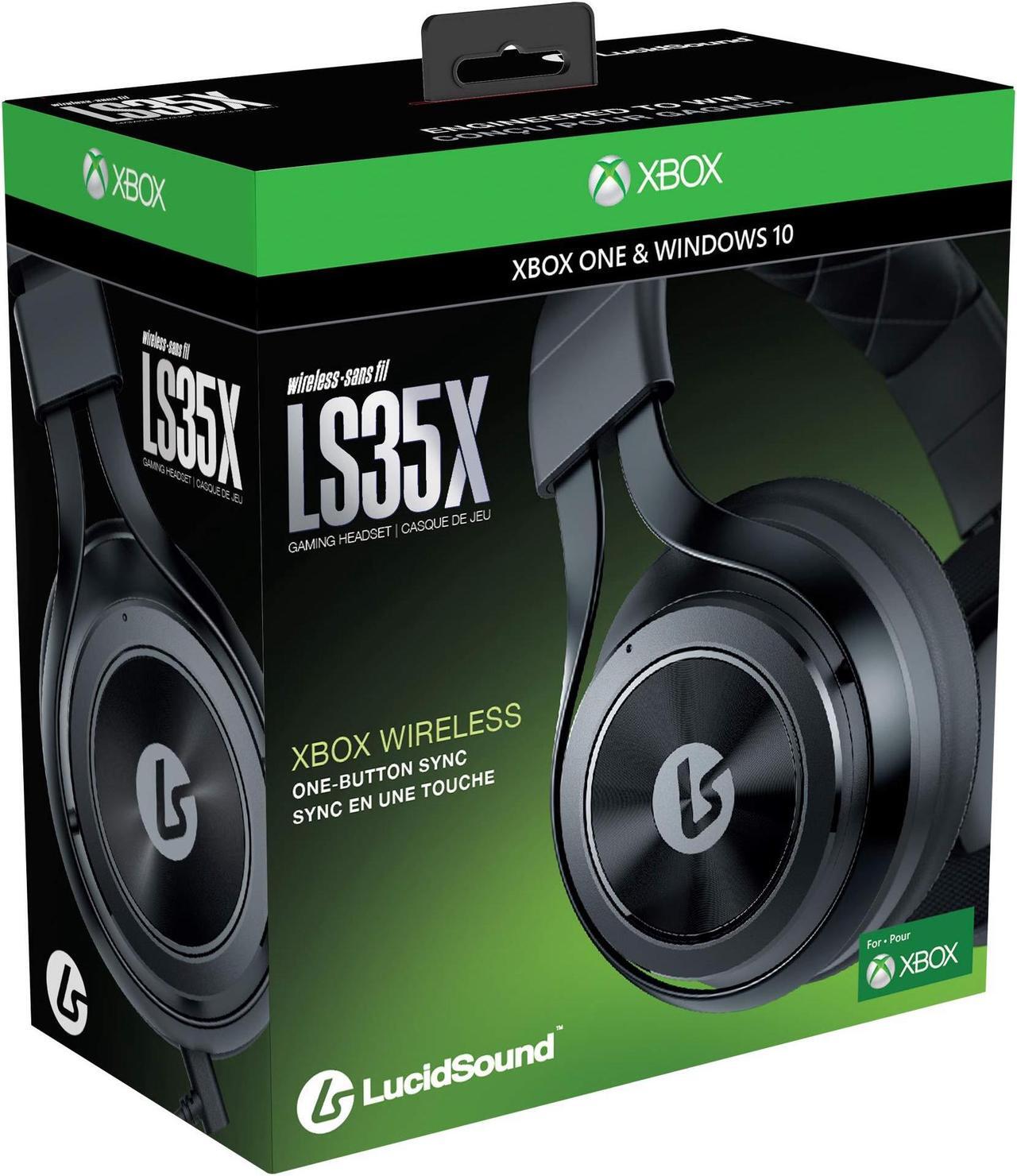 Alt view image 5 of 20 - LucidSound LS35X Wireless Surround Sound Gaming Headset - Officially Licensed for Xbox One - Works Wired with PS4, PC, Nintendo Switch, Mac, iOS and Android
