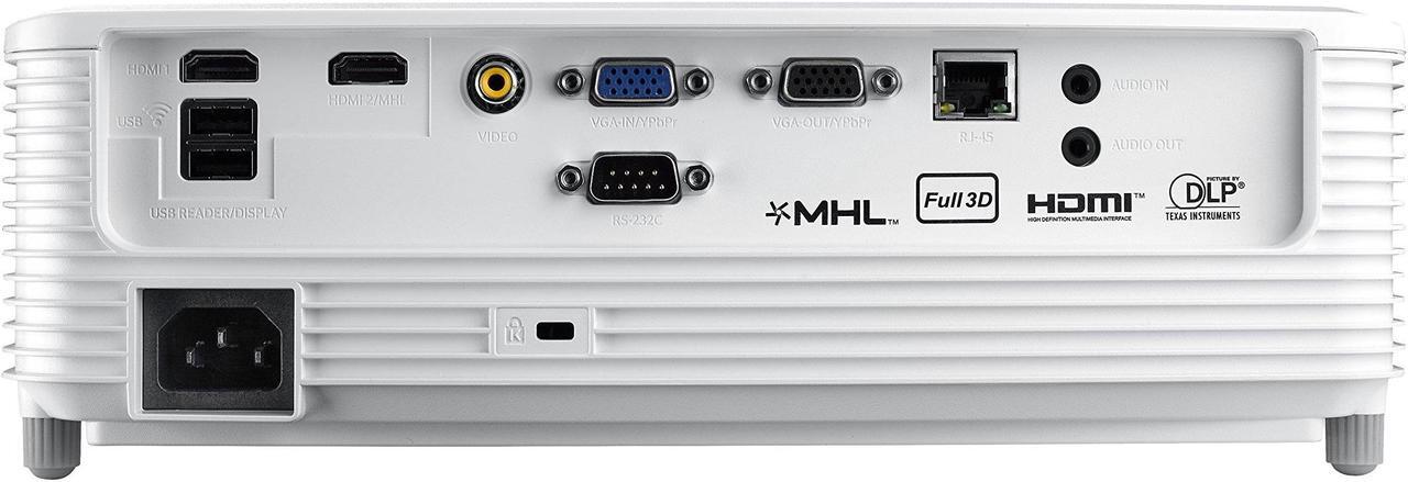 Alt view image 15 of 19 - Optoma X365 1024 x 768 3600 ANSI lumens DLP Projector 22000:1 RJ45