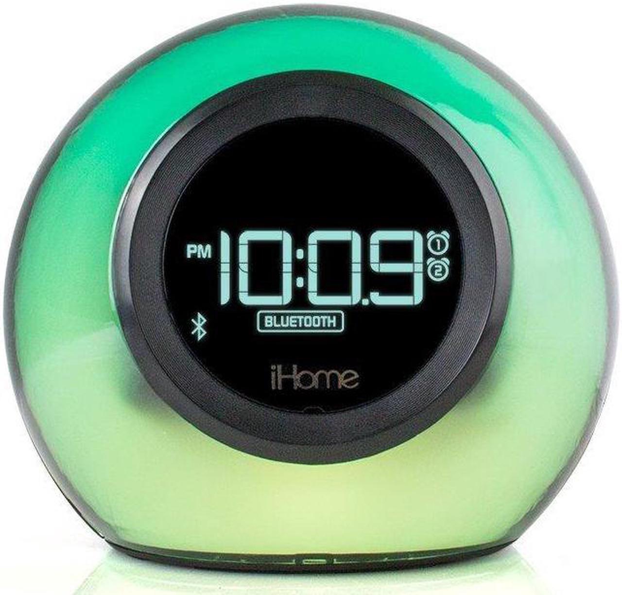 Alt view image 7 of 7 - iHome IBT29 Bluetooth Color-Changing Dual Alarm Clock Radio with Speakerphone