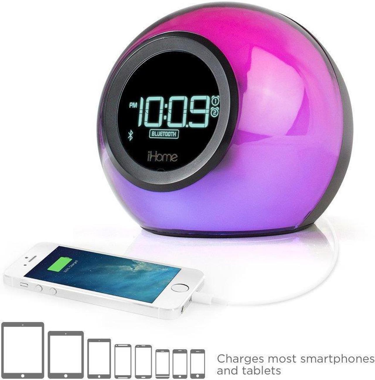 Main image of iHome IBT29 Bluetooth Color-Changing Dual Alarm Clock Radio with Speakerphone