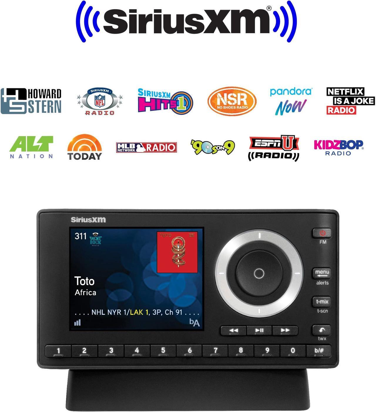 Alt view image 5 of 7 - SiriusXM SXPL1H1 Onyx Plus Satellite Radio with Home Kit with Free 3 Months Satellite and Streaming Service