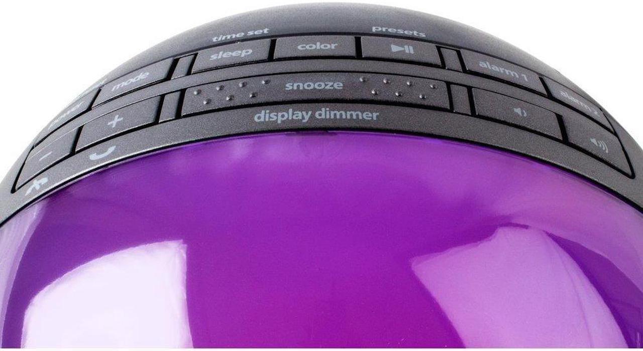 Alt view image 4 of 7 - iHome IBT29 Bluetooth Color-Changing Dual Alarm Clock Radio with Speakerphone