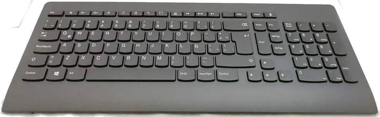 Alt view image 5 of 14 - Lenovo Essential Wireless Keyboard and Mouse Combo LA Spanish 171 (w/o Battery)