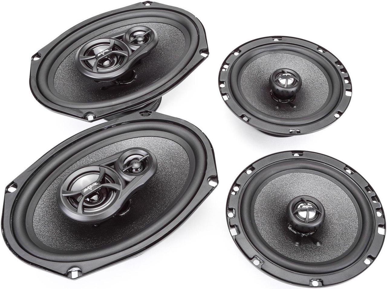 Main image of Skar Audio 6"x9" 300W 3 Way Coaxial and 6.5" 200W Car Audio Speakers System - 4 Speakers