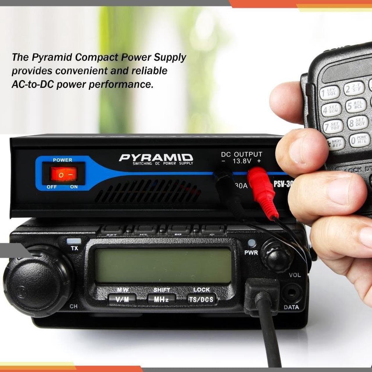 Alt view image 9 of 14 - Pyramid Psv300 Heavy-Duty 30 Amp Switching Power Supply