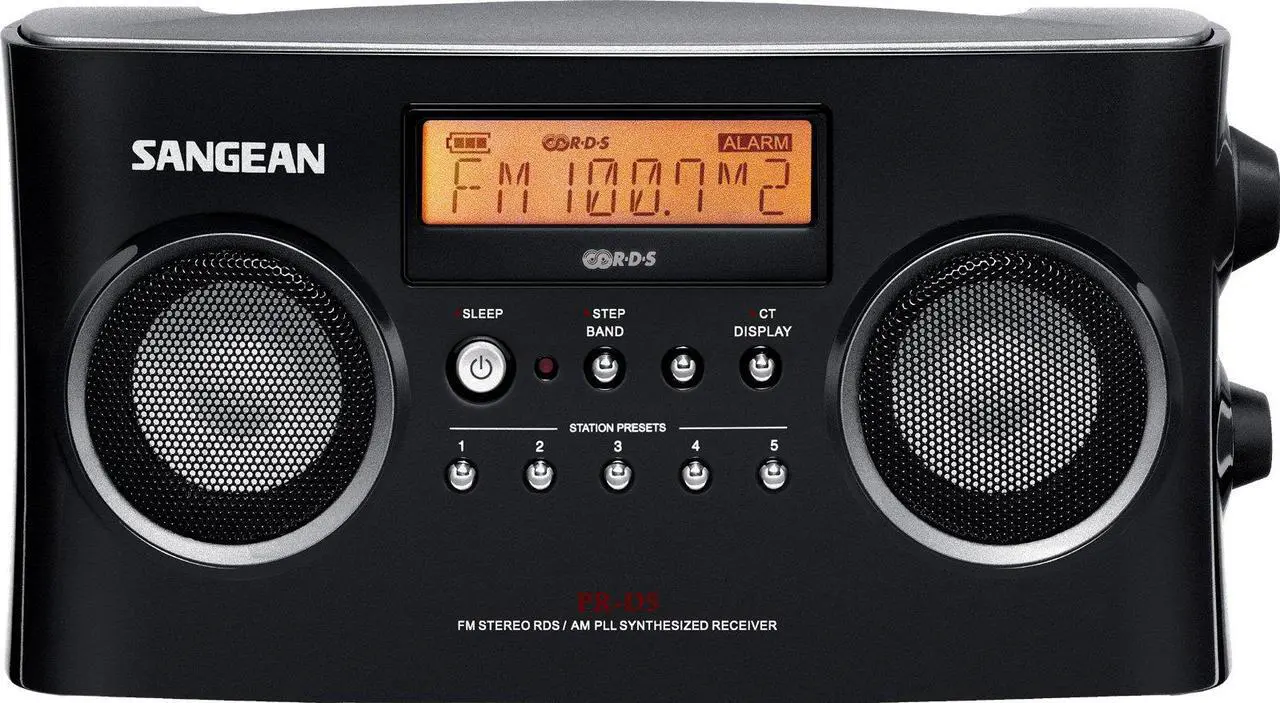 Alt view image 3 of 9 - Sangean AM / FM-Stereo Digital Tuning Radio PR-D5BK Black