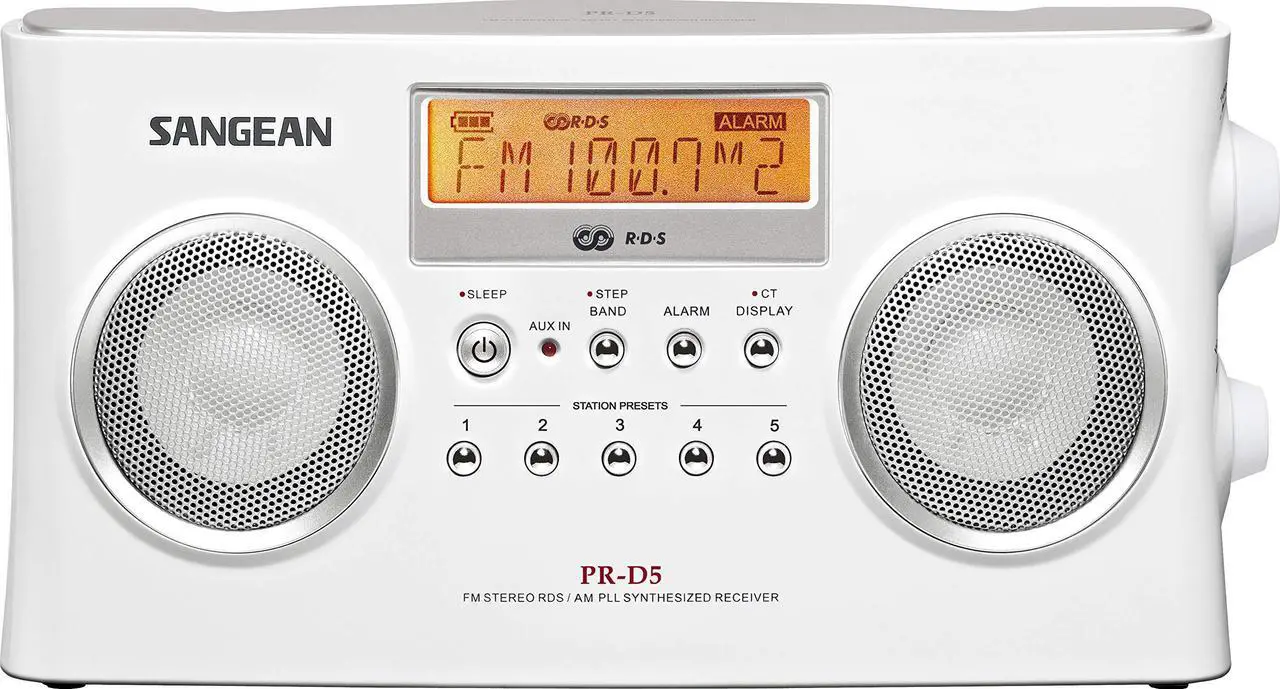 Alt view image 8 of 9 - Sangean AM / FM-Stereo Digital Tuning Radio PR-D5BK Black