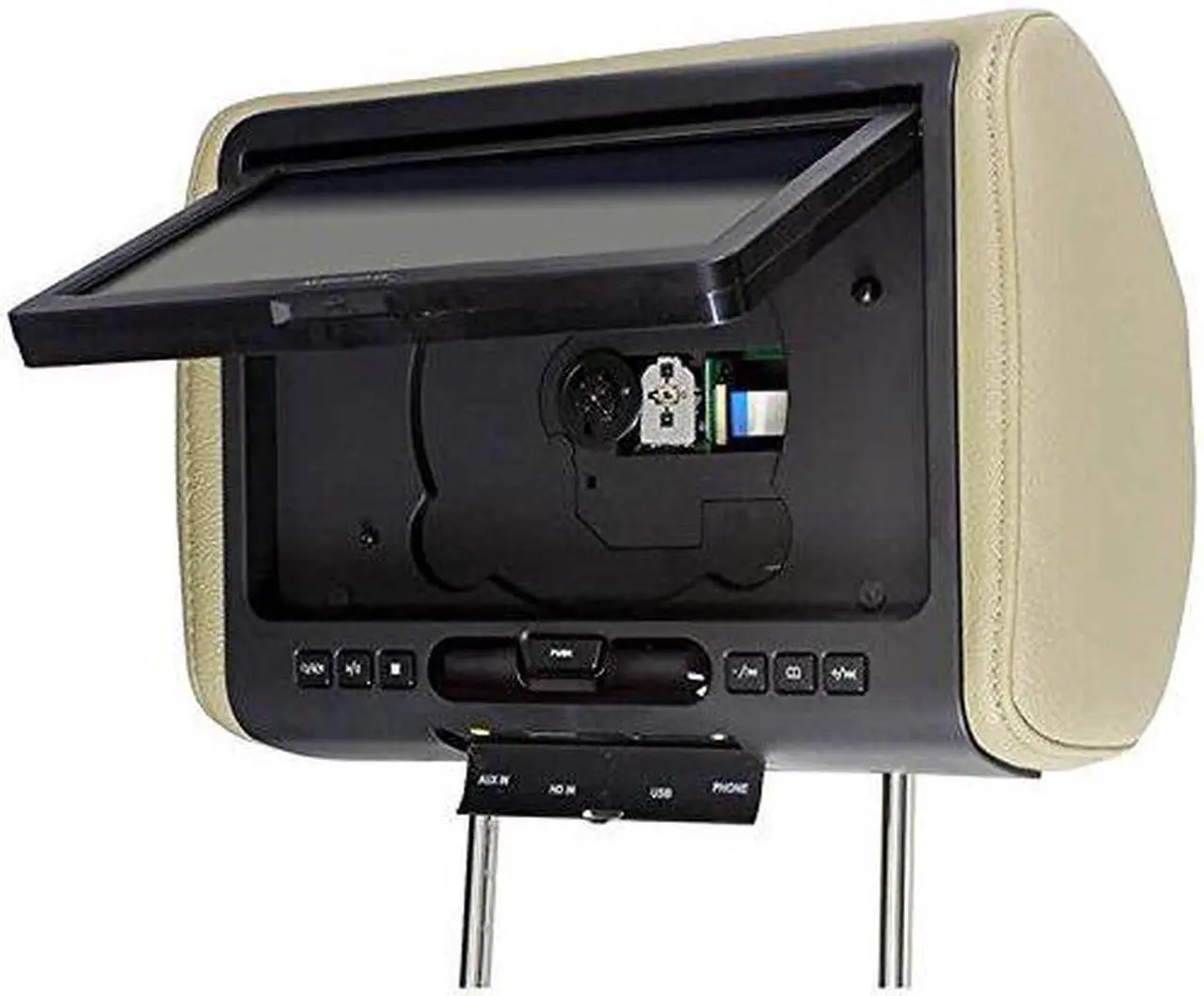 Alt view image 9 of 19 - Audiovox Movies2Go AVXMTGHR9HD 9" Headrest Monitor system w/ DVD Player, HDMI/MHL Input