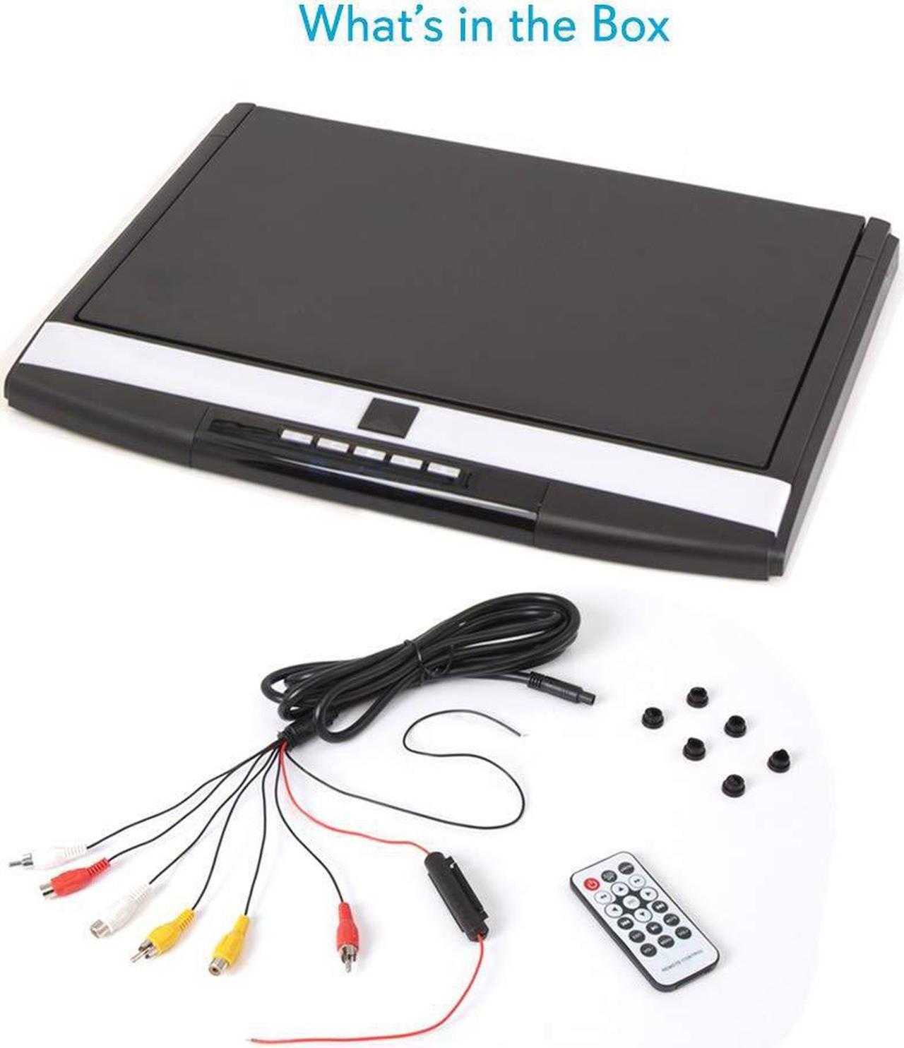 Alt view image 6 of 8 - Car Overhead Monitor Screen Display - 17.3 inch. LCD Vehicle Flip Down Roof Mount Console - HDMI TV Player Control Panel w/Built-in IR Transmitter for Wireless IR Headphone - Pyle PLRV1725