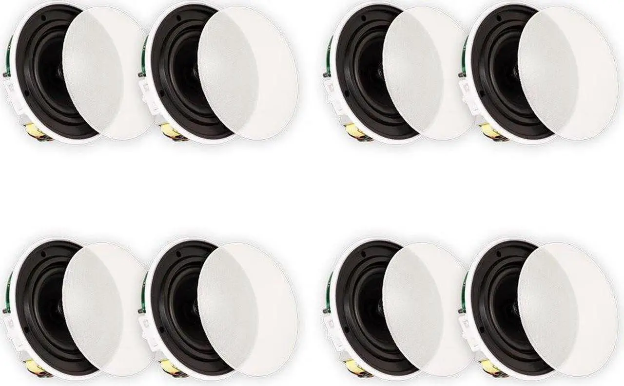 Main image of Theater Solutions TSQ670 in Ceiling 70 Volt 6.5" Speakers Quick Install 4 Pair Pack