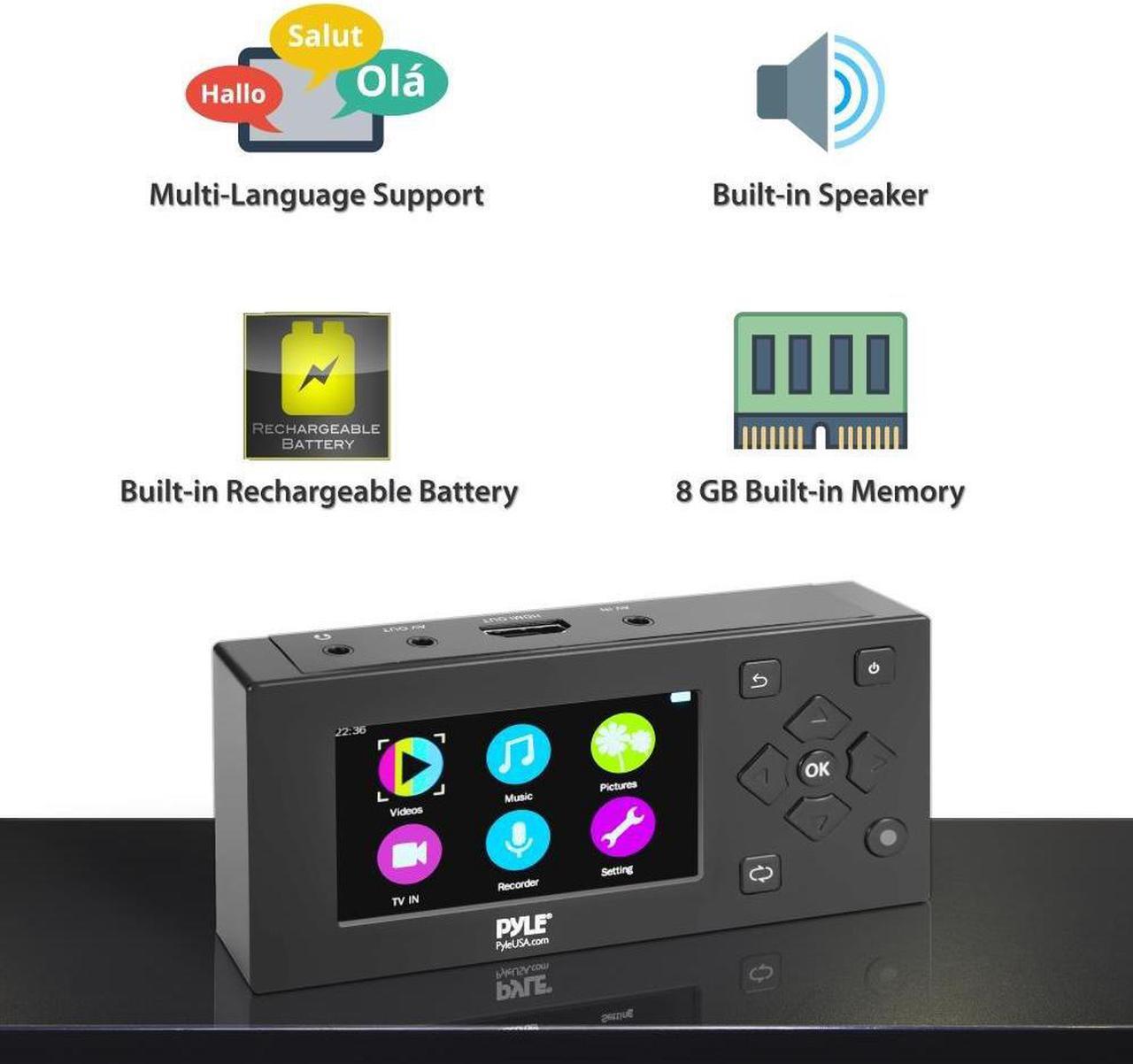 Alt view image 7 of 8 - Pyle Video Game Capture Card - w/ LCD Monitor-AV Recorder, HDMI Support, Full HD 1080P Digital Media File Creation System w/ Audio For USB, SD, PC, DVD, PS4, PS3, XBox One, XBox 360 and Wii - (PVRC49)