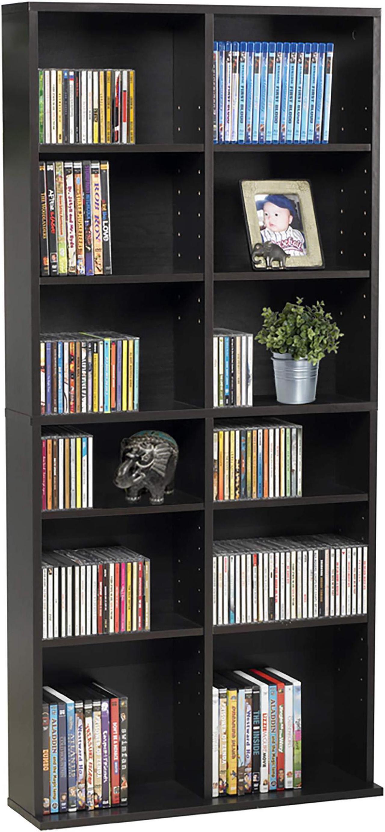 Alt view image 6 of 11 - Atlantic 38435719 Oskar 464 Media Cabinet - Espresso
