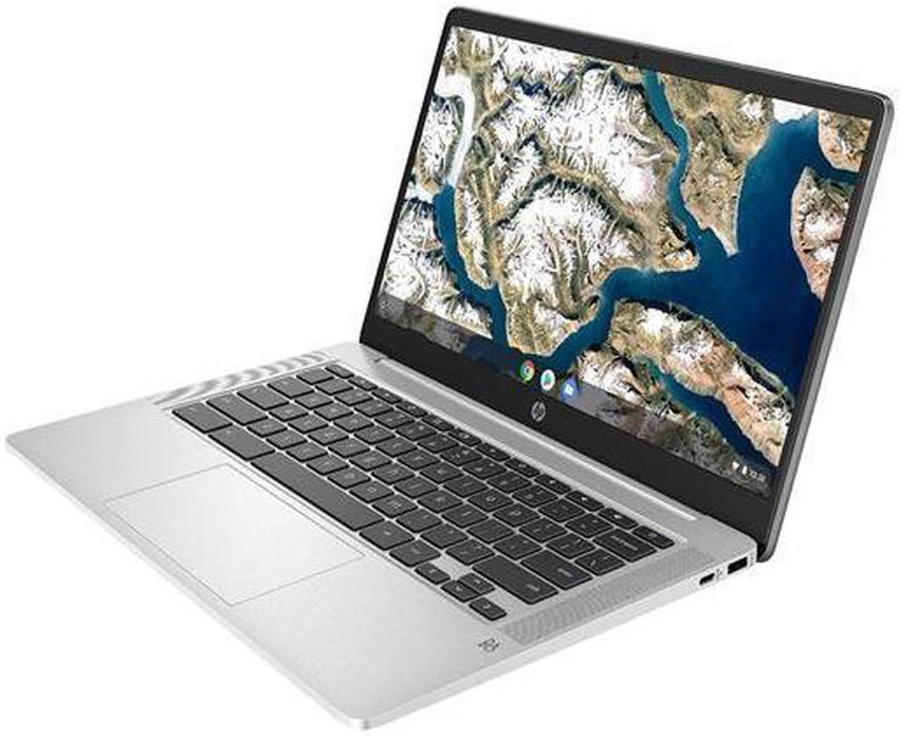 Alt view image 2 of 5 - HP 14a-na1020ca 14" FHD 1920x1080 IPS Laptop Intel Pentium Silver up to 3.3 GHz N6000 8GB LPDDR4x-2933 RAM 128GB eMMC Intel UHD Graphics Chrome OS