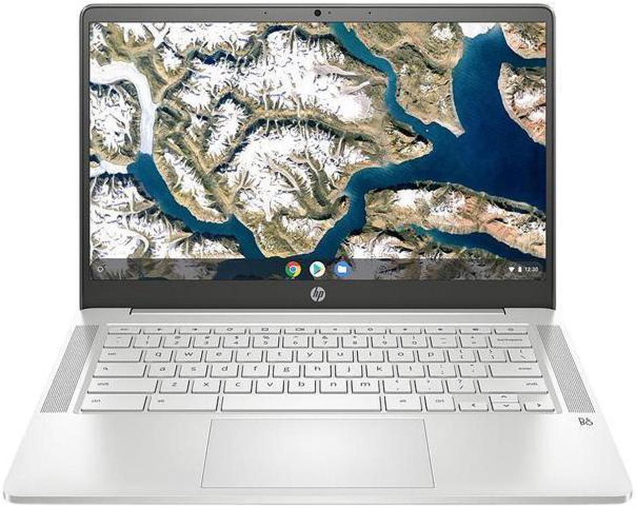 Main image of HP 14a-na1020ca 14" FHD 1920x1080 IPS Laptop Intel Pentium Silver up to 3.3 GHz N6000 8GB LPDDR4x-2933 RAM 128GB eMMC Intel UHD Graphics Chrome OS