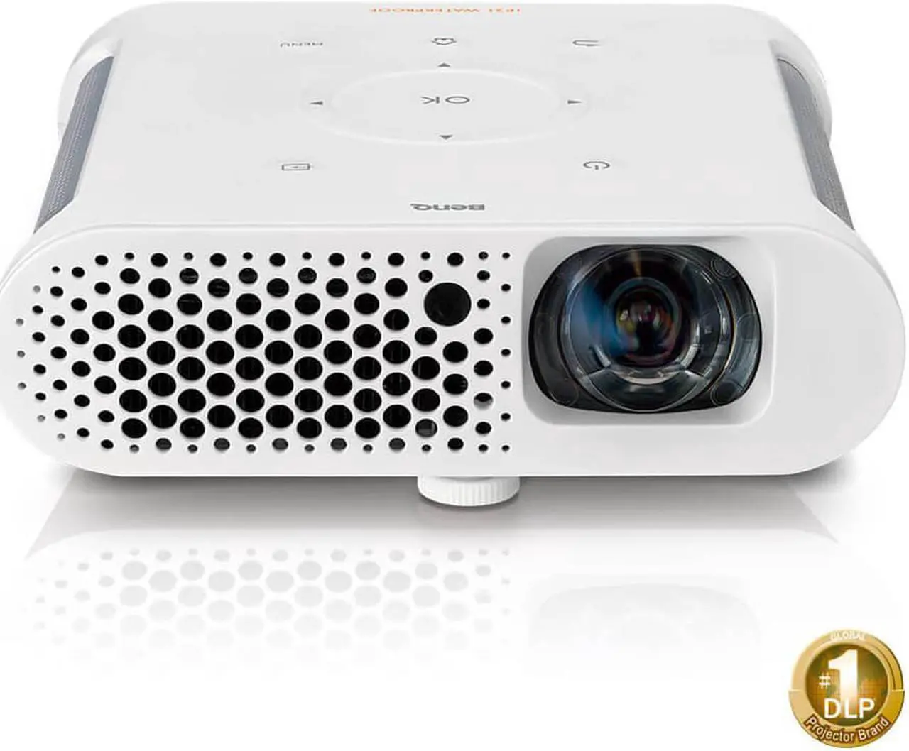 Alt view image 2 of 6 - BenQ GS1 3D Ready DLP Projector 16:9 LED 720p 1280x720 HDMI port Android 4.4