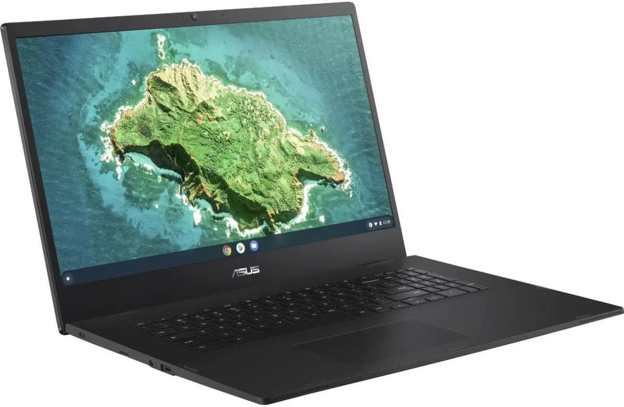 Alt view image 2 of 6 - ASUS Chromebook CX1700CKA-WS44F-M 17.3" FHD 1920x1080 Laptop Celeron N4500 1.1GHz 4GB RAM 64GB eMMC Chrome OS