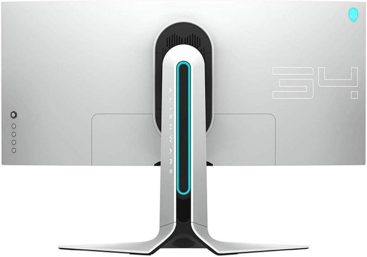 Alt view image 14 of 17 - Alienware 120Hz UltraWide Gaming Monitor 34 Inch Curved Monitor with WQHD (3440 x 1440) Anti-Glare Display, 2ms Response Time, Nvidia G-Sync, Lunar Light