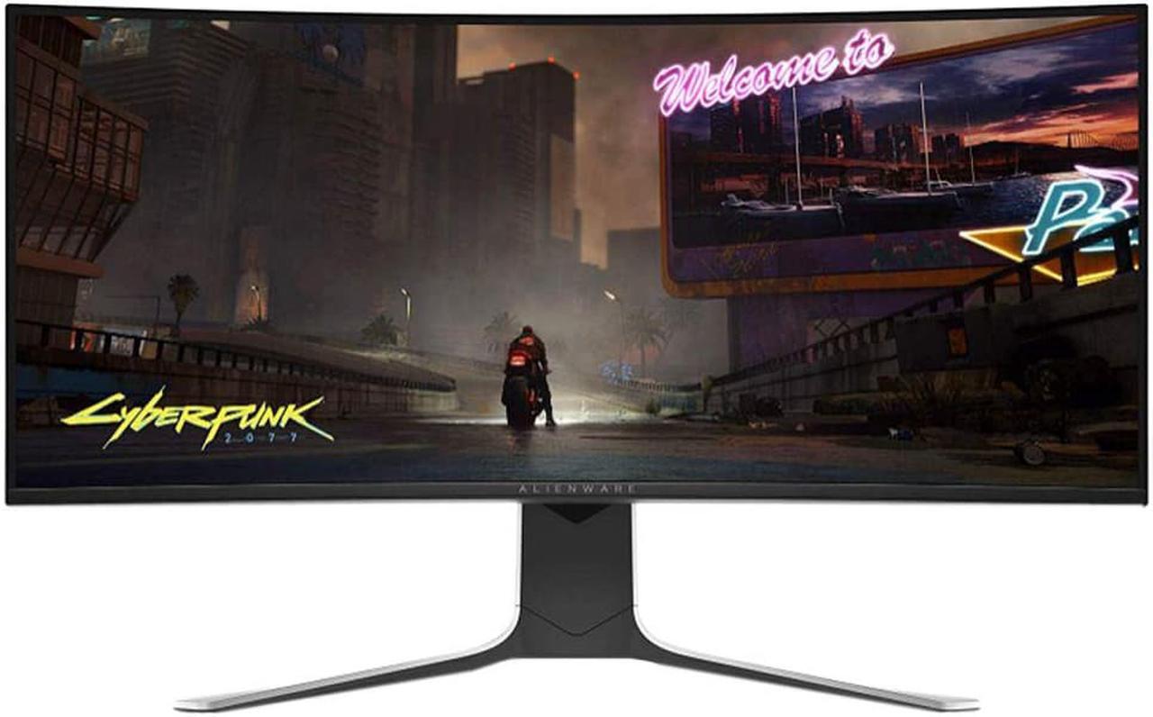 Alt view image 12 of 17 - Alienware 120Hz UltraWide Gaming Monitor 34 Inch Curved Monitor with WQHD (3440 x 1440) Anti-Glare Display, 2ms Response Time, Nvidia G-Sync, Lunar Light