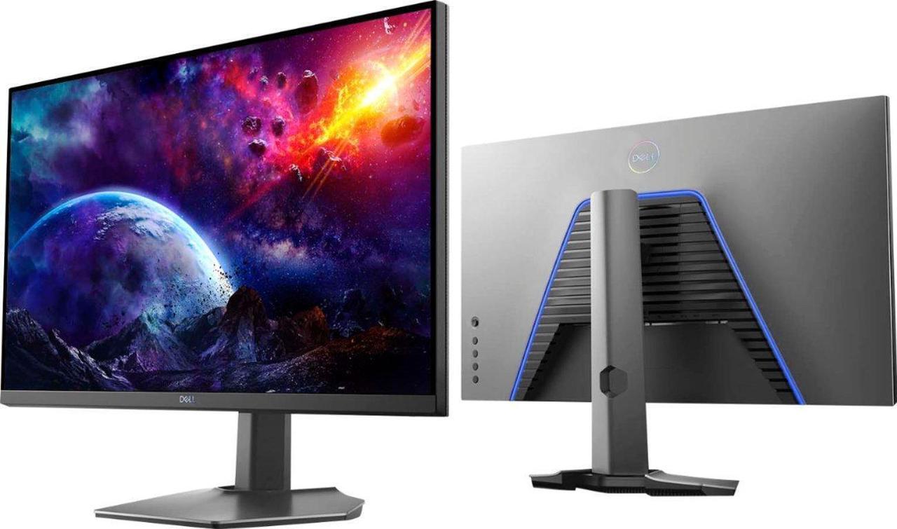 Alt view image 10 of 13 - New DELL S2721DGF 27" QHD 2560x1440 IPS Gaming Monitor DisplayPort 165 Hz HDMI: 144 Hz 1 ms 400 cd/m2 Brightness AMD FreeSync Height, Swivel, Pivot, Tilt