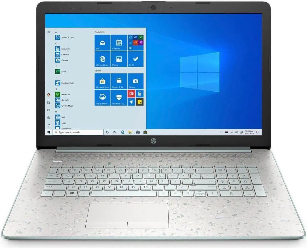 Main image of HP 17-BY4003DS 17.3" HD+ 1600x900 BV LED Laptop Intel Core i5-1135G7 2.4 GHz 8GB DDR4-2666 MHz RAM 256GB PCIe NVMe M.2 SSD Intel Iris Xe Graphics Windows 11 Home, 4L2Q1UA