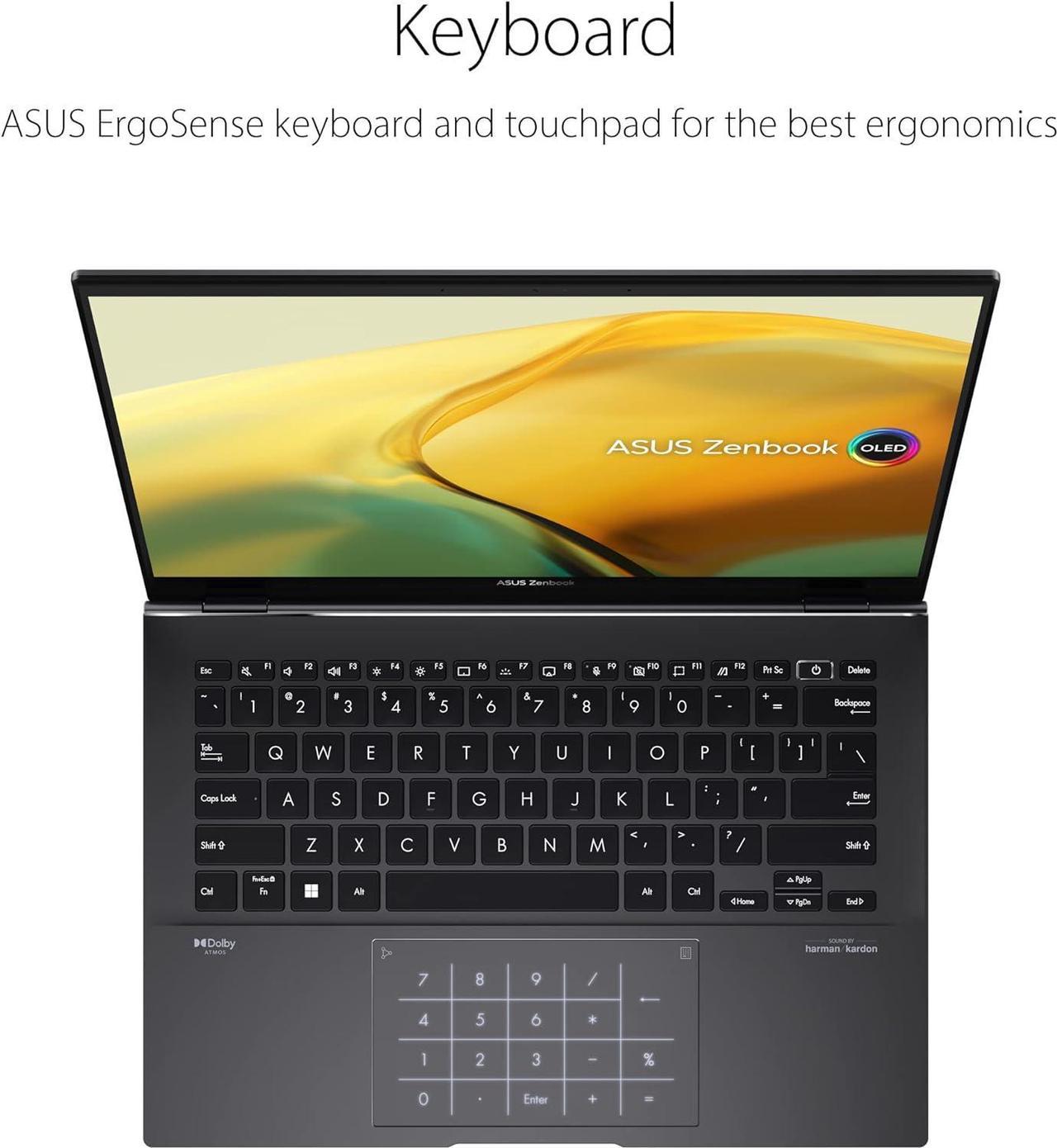 Refurbished Asus Zenbook Um3402ya Ws51t 14 25k Oled Touch Laptop Amd Ryzen 5 7530u 20 Ghz Up 0275