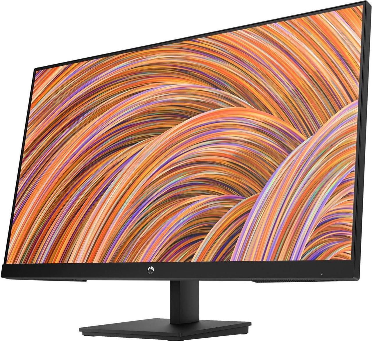 Alt view image 8 of 11 - HP V27i G5 27" IPS FHD 75Hz, Monitor 5ms, 16:9, 250 nits Brightness AMD FreeSync HDMI, DisplayPort & VGA, Black - 65P64AA