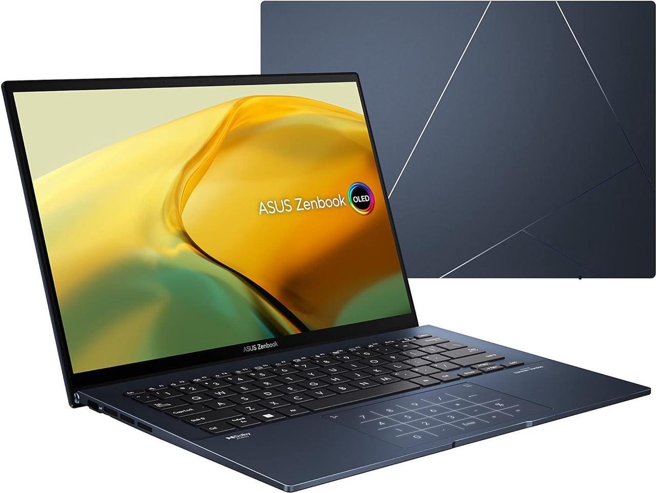 Alt view image 3 of 6 - ASUS Zenbook UM3402YAR-DS71T-CA 14" 2.8K OLED Touchscreen Laptop AMD Ryzen 7 7730U 2.0 GHz up to 4.5 GHz 16GB LPDDR4X 1TB M.2 NVMe PCIe 3.0 SSD AMD Radeon Graphics Windows 11 Home