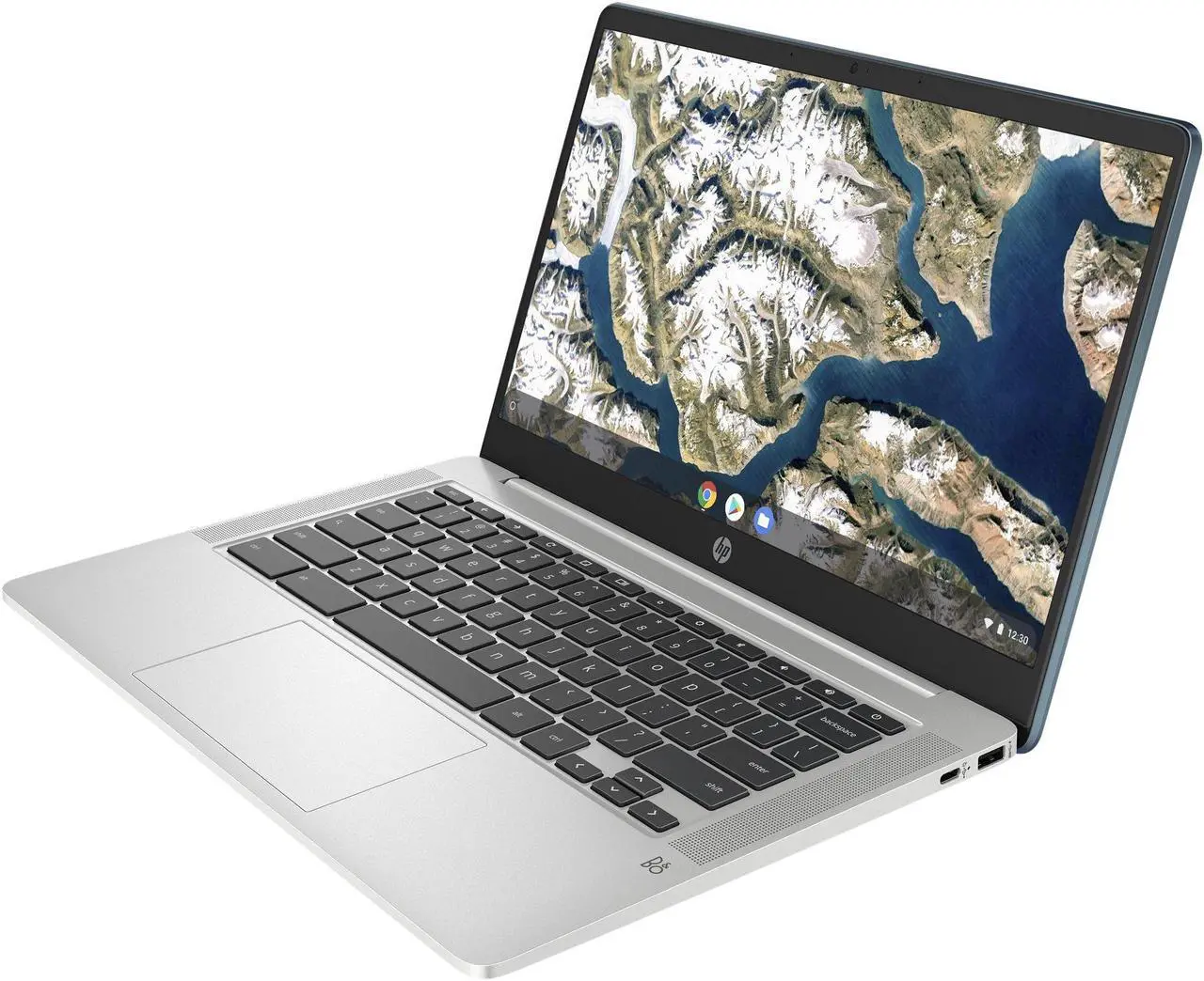 Alt view image 15 of 19 - HP Chromebook 14a-na0120nr 14" HD Laptop Intel Celeron N4020 1.10GHz up to 2.80GHz Dual-core, Intel UHD Graphics 600 4GB LPDDR4-2400 RAM 32GB eMMC Chrome OS