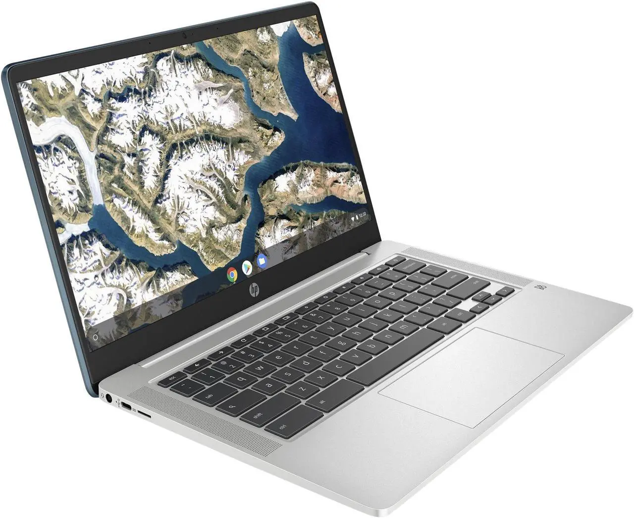 Alt view image 16 of 19 - HP Chromebook 14a-na0120nr 14" HD Laptop Intel Celeron N4020 1.10GHz up to 2.80GHz Dual-core, Intel UHD Graphics 600 4GB LPDDR4-2400 RAM 32GB eMMC Chrome OS