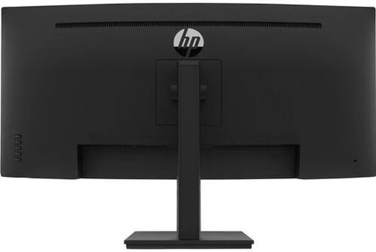Alt view image 4 of 6 - HP P34hc G4 34" 21:9 Curved VA Monitor 5 ms Response Time, 60Hz Refresh Rate, VESA 100 mm, HDMI DisplayPort Tilt and Height Adjustable Stand, VESA Mountable - 21Y56AA