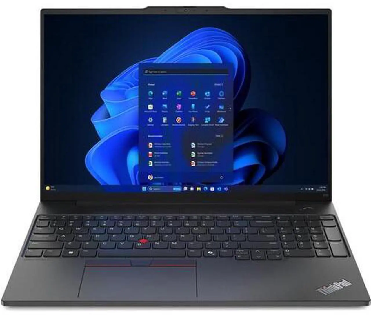Alt view image 11 of 20 - Lenovo ThinkPad E16 Gen 2 16" WUXGA IPS Laptop Intel Core Ultra 7 155U 1.7 GHz up to 4.8 GHz Intel Graphics 16GB DDR5 512GB SSD Windows 11 Pro - 21MA0006US