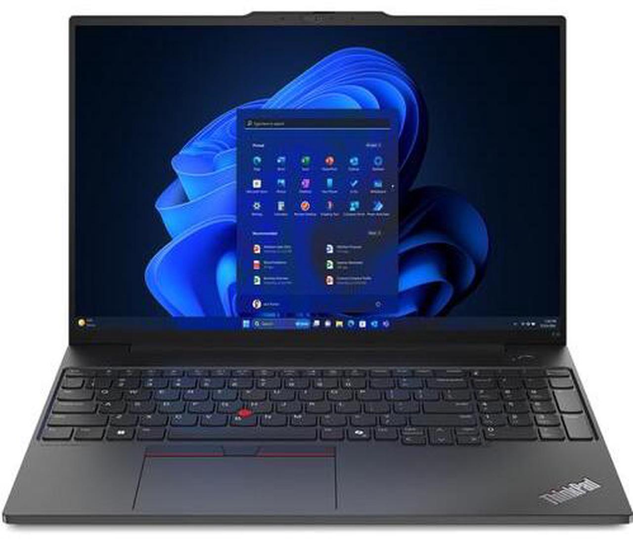 Alt view image 16 of 20 - Lenovo ThinkPad E16 Gen 2 16" WUXGA IPS Laptop AMD Ryzen 5 7535U 2.9 GHz up to 4.55GHz AMD Radeon 660M 8GB DDR5 256GB SSD Windows 11 Pro - 21M5000HUS